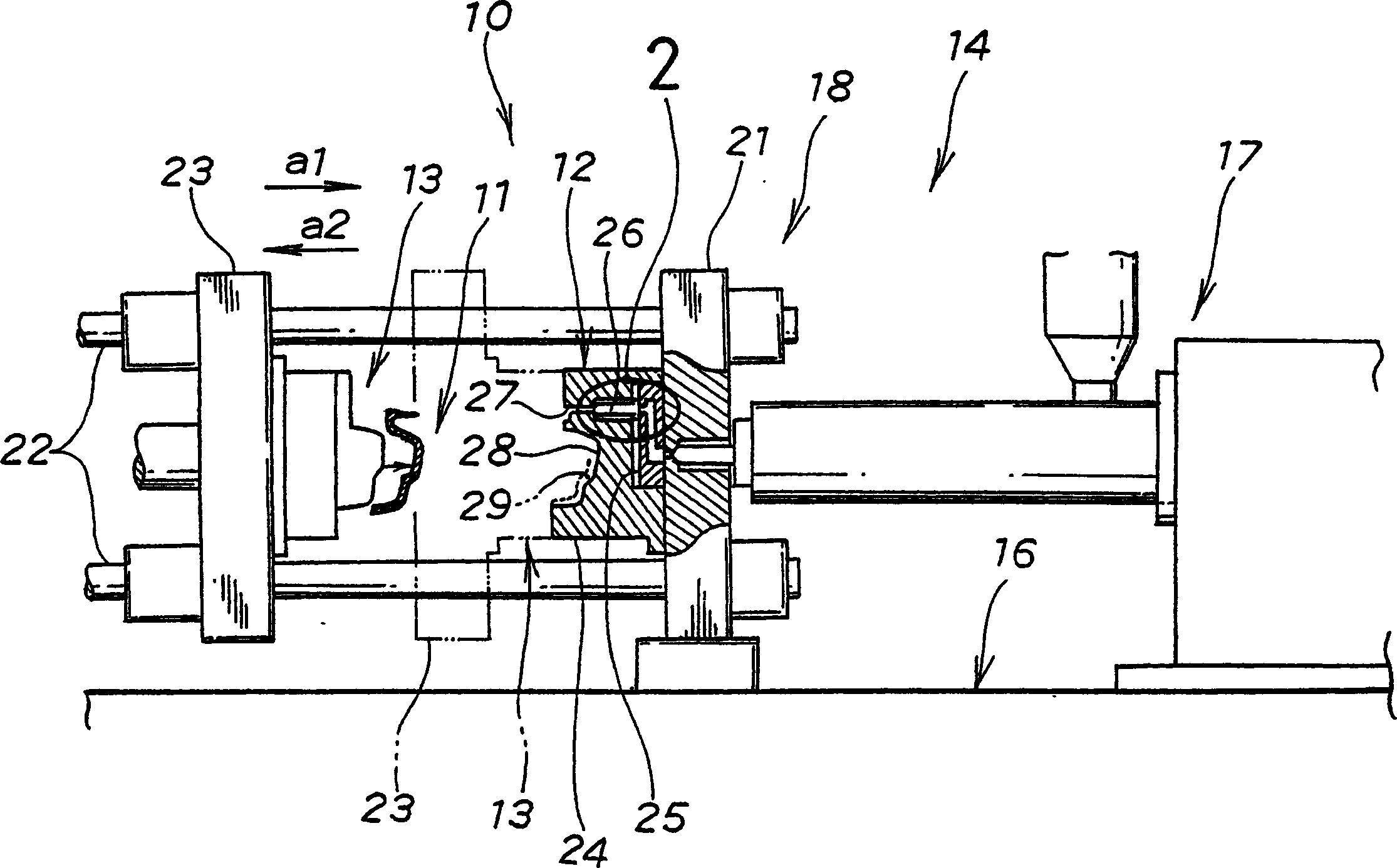 Nozzle for use in hot runner mold