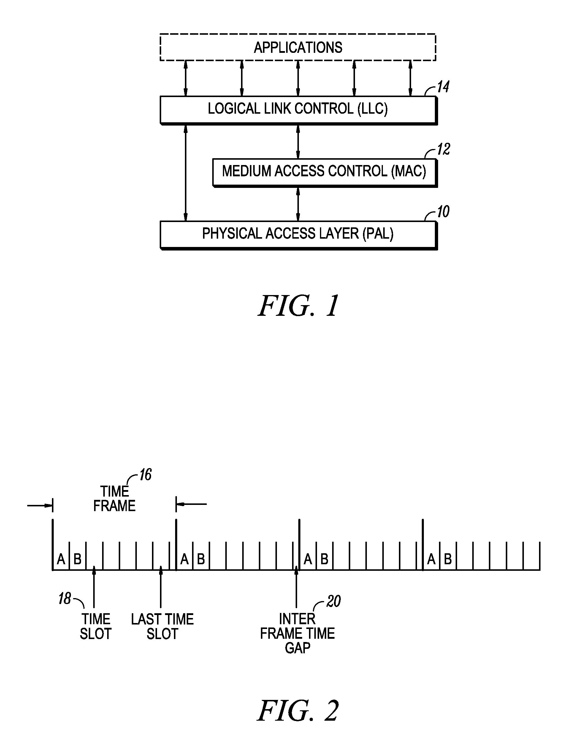 Time division protocol for an ad-hoc, peer-to-peer radio network having coordinating channel access to shared parallel data channels with separate reservation channel