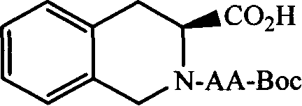 (3S)-N-(L-aminoacyl)-1,2,3,4-tetrahydroisoquinoline-3-carboxylic acid, preparation method and uses thereof