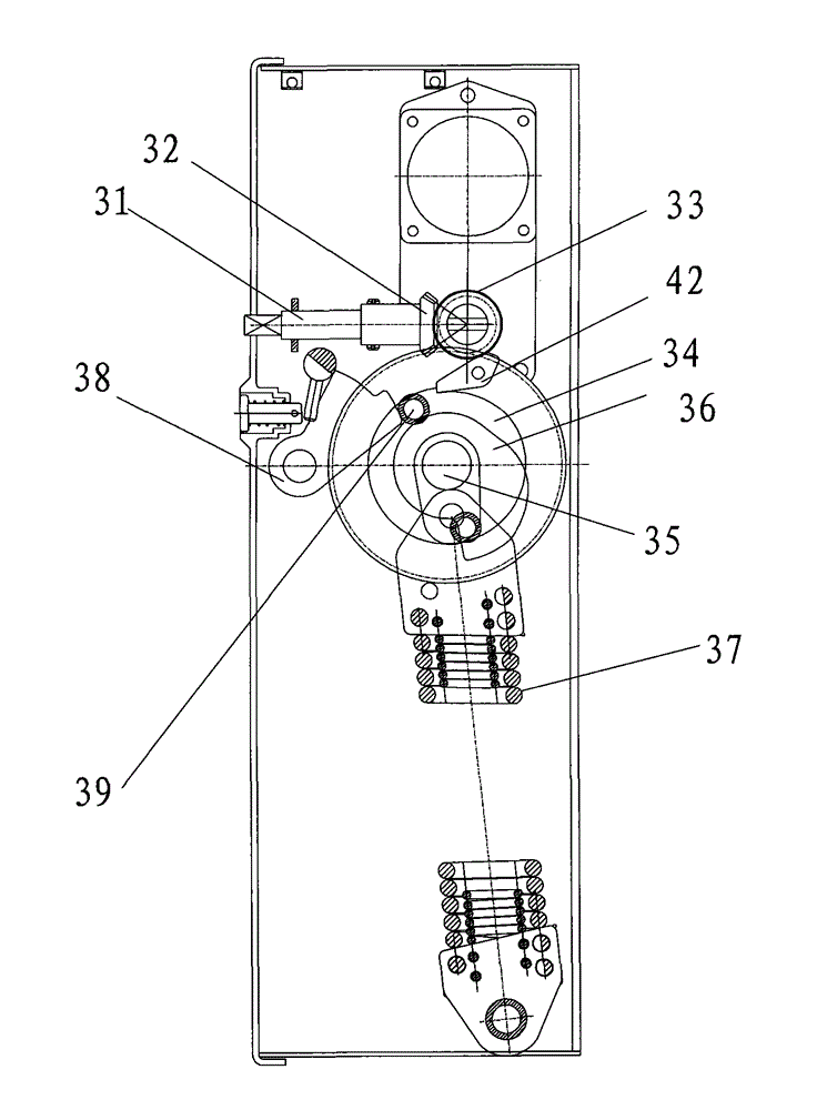 Combined appliance of indoor high-voltage vacuum load switch and high-voltage fuse