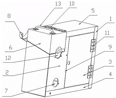 On-line glue heating device