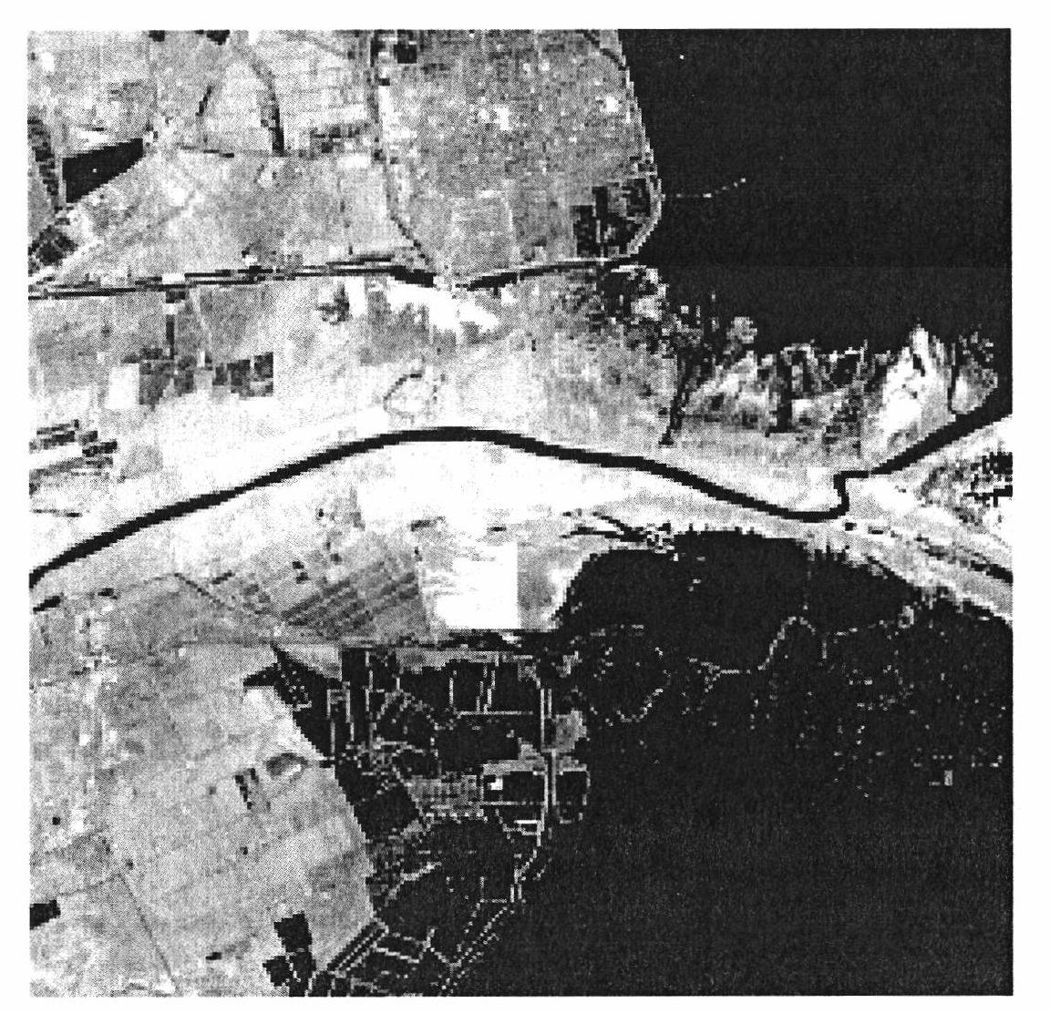 Method for realizing acceleration of anisotropic diffusion filtration of overlarge synthetic aperture radar (SAR) image by graphic processing unit (GPU)