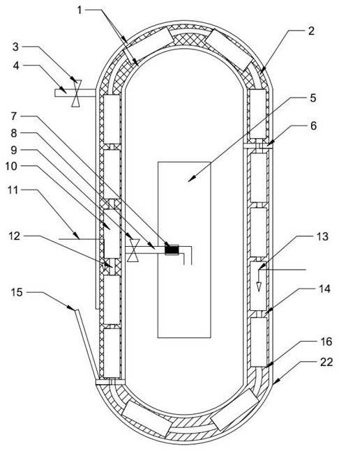 Self-propelled anaerobic dry fermentation device and operation method for treating planting waste