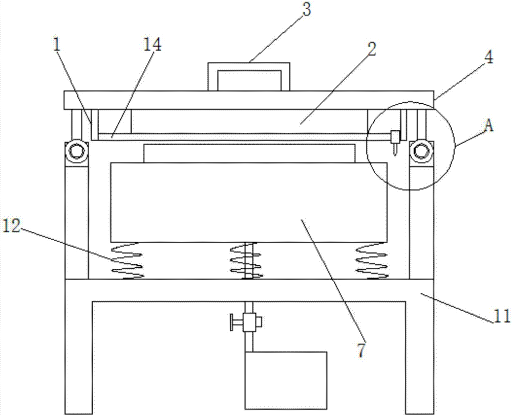 LCD panel film pasting auxiliary mechanism