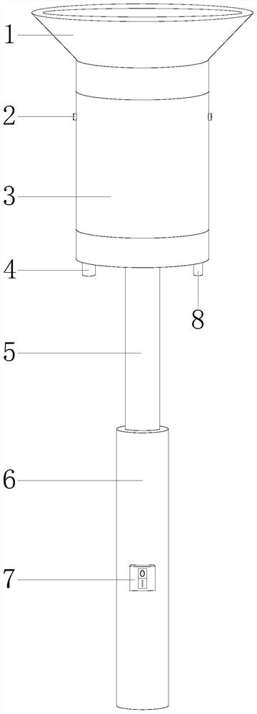 Agricultural plum harvesting device