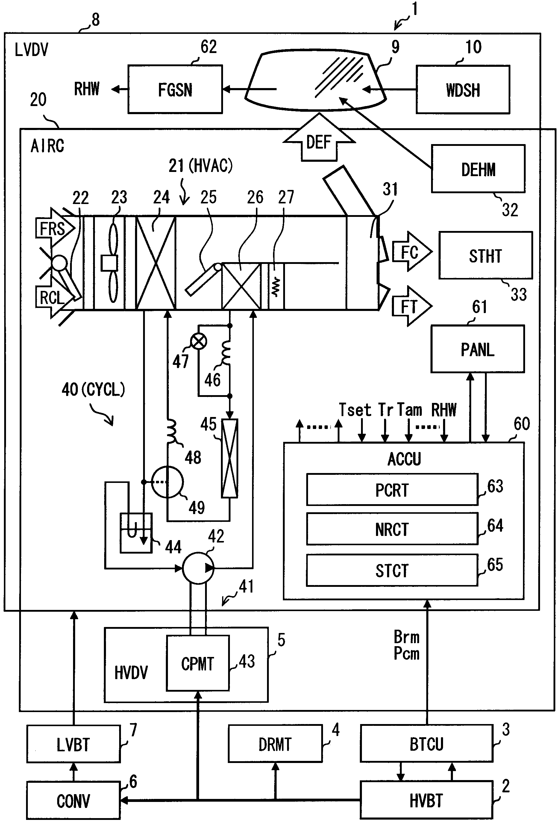 Electric vehicle air-conditioning device