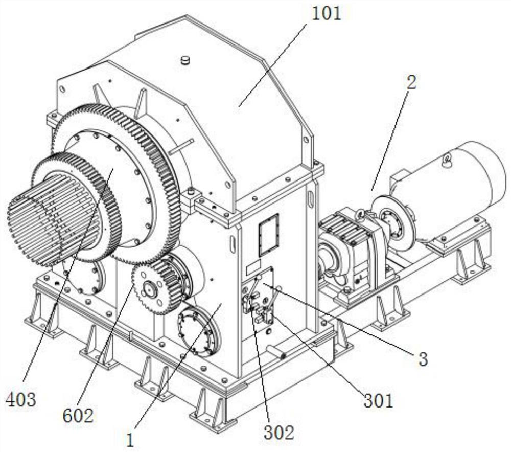 Steel wire rope reduction gearbox