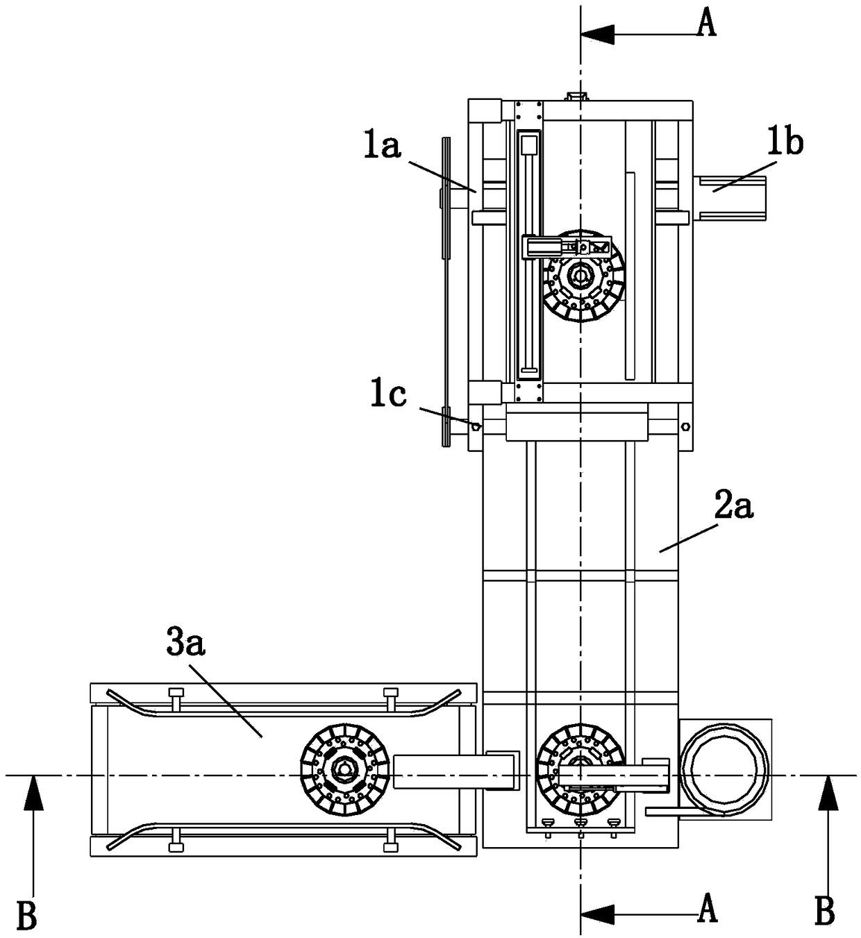 Working method of shock absorption assembling equipment for automobile platens