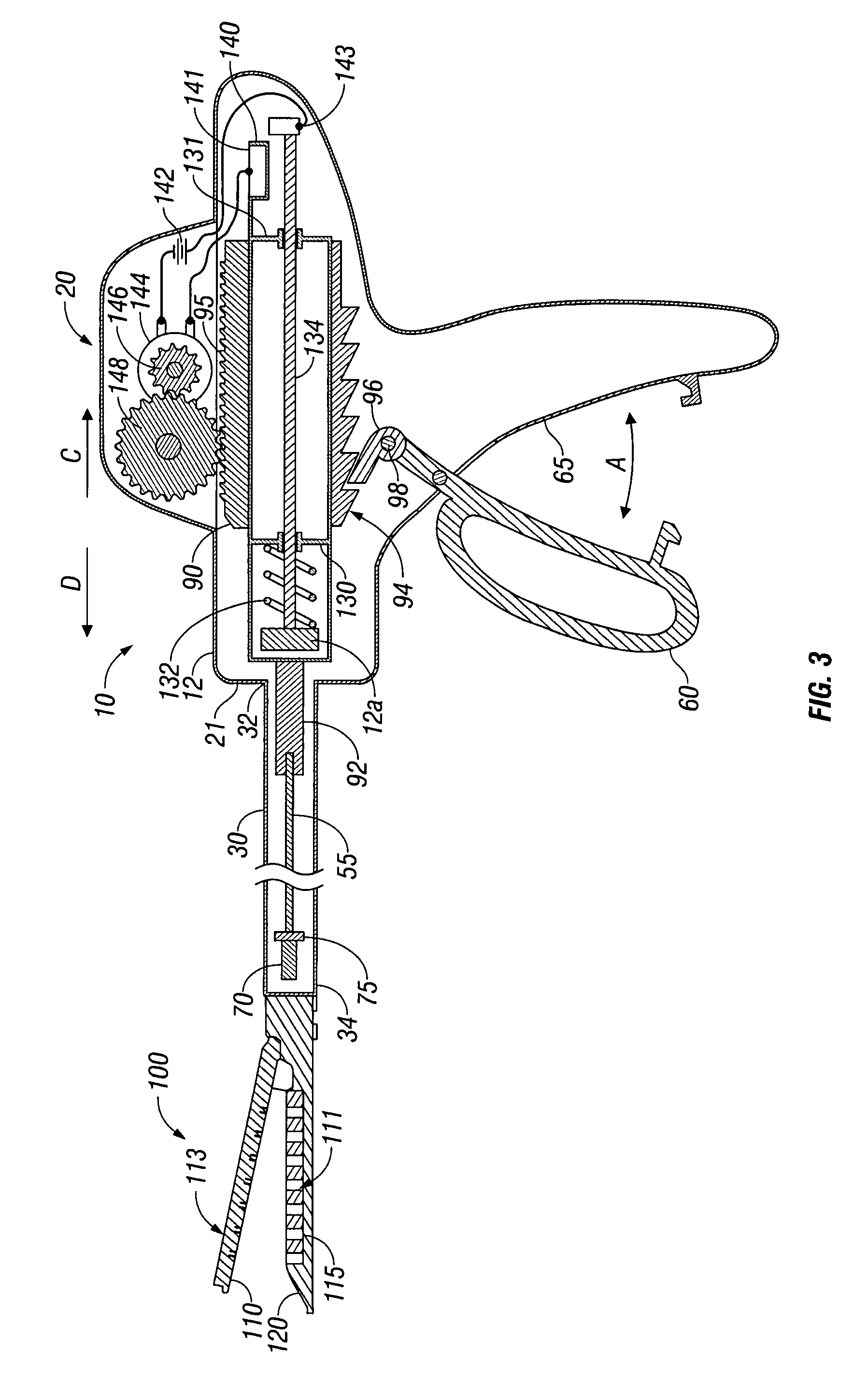 Powered surgical stapling device