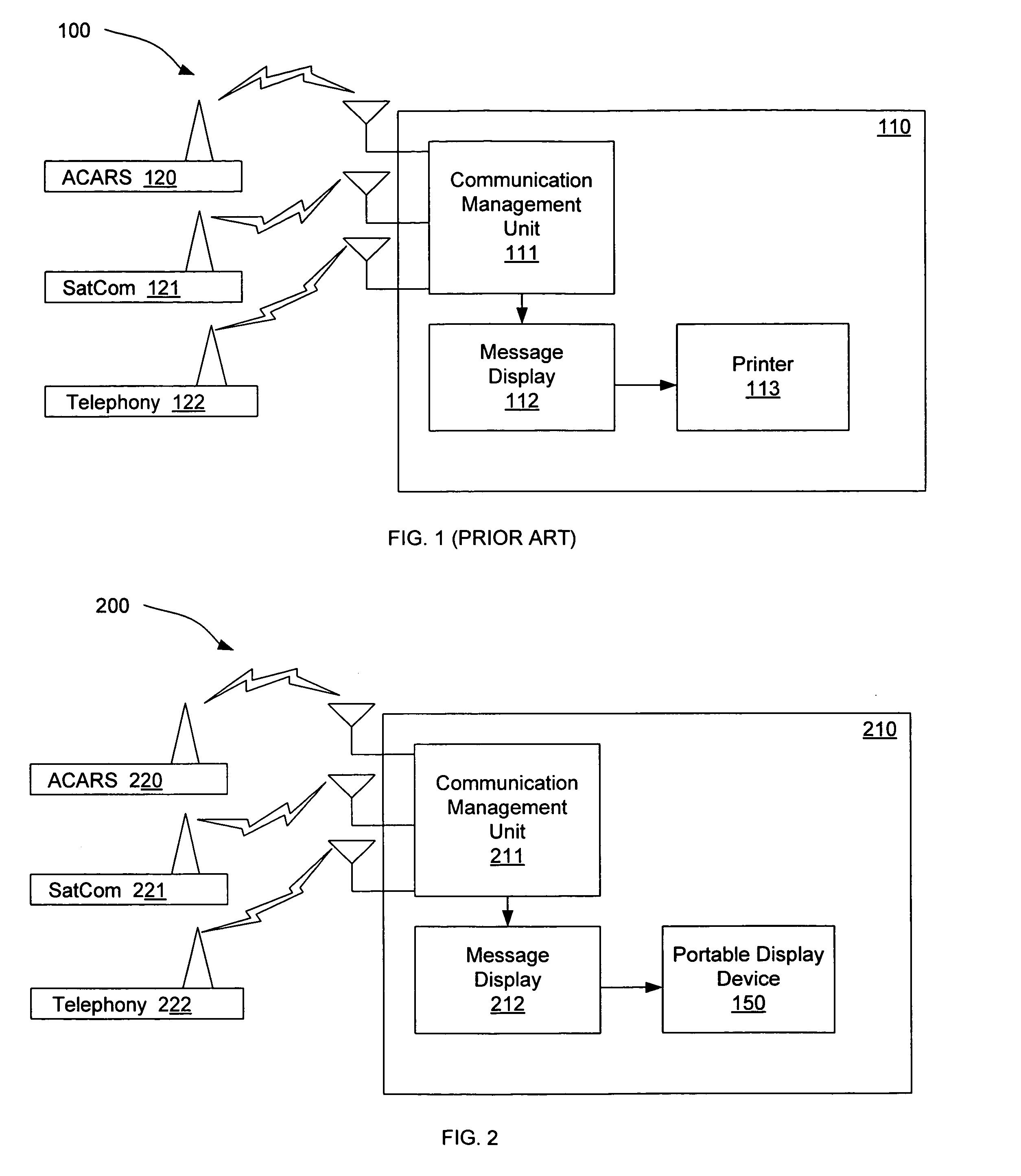 System and method for portable communication device in an aircraft