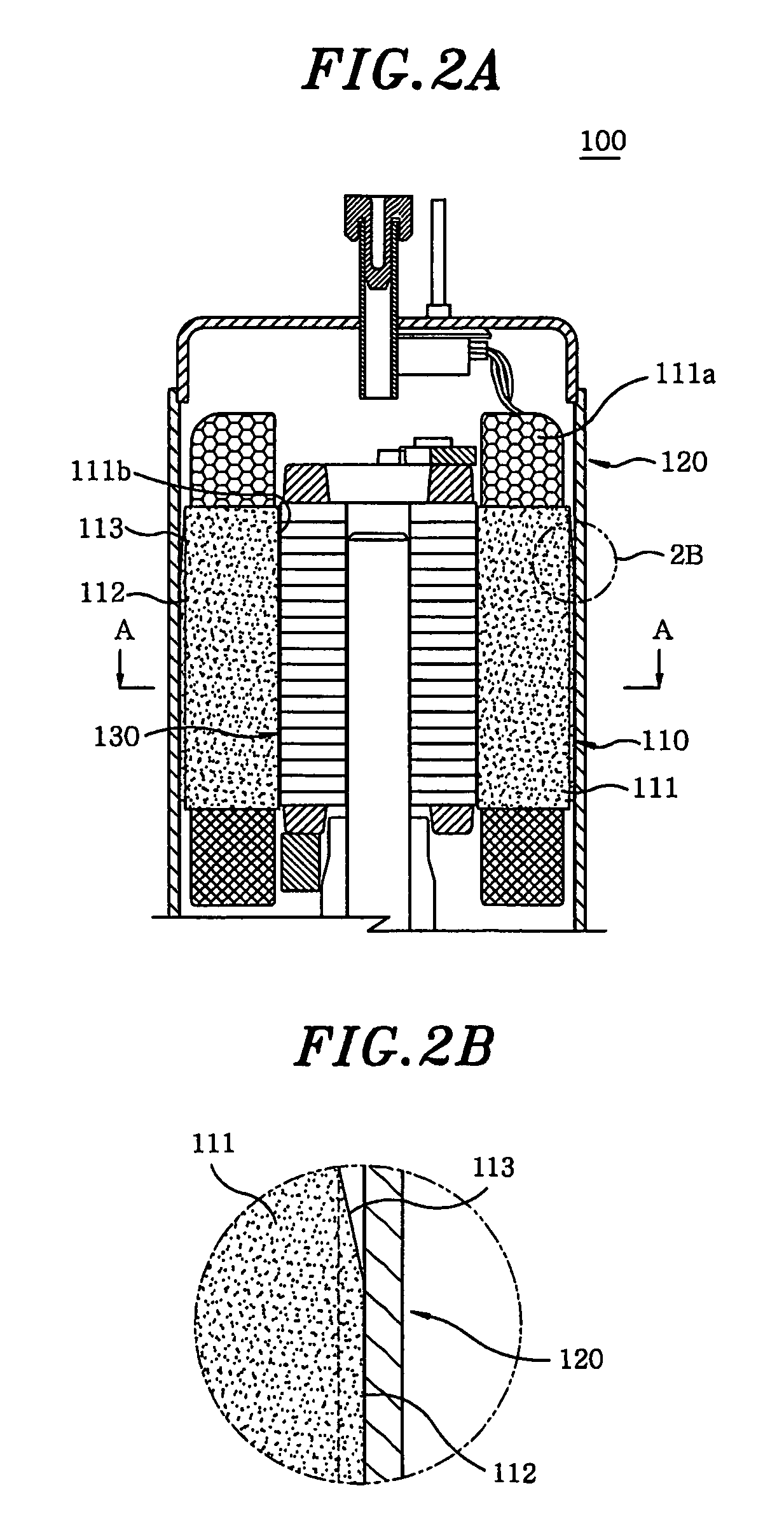 Motor having a stator and a rotor made of soft magnetic powder material