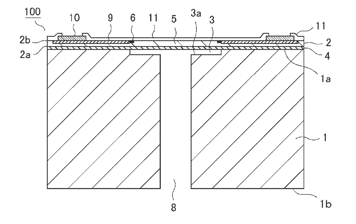 Semiconductor differential pressure sensor and manufacturing method of the same