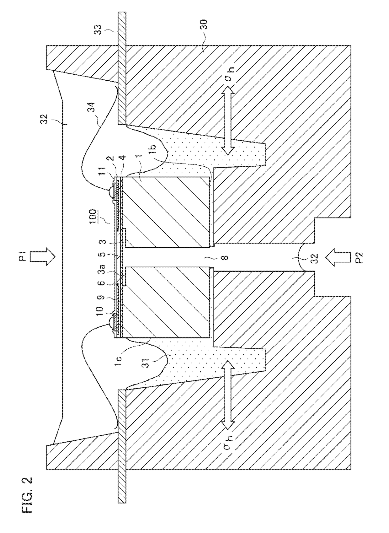Semiconductor differential pressure sensor and manufacturing method of the same