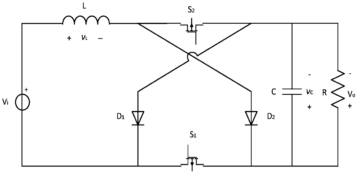 A kind of dual-transistor z-source DC voltage converter