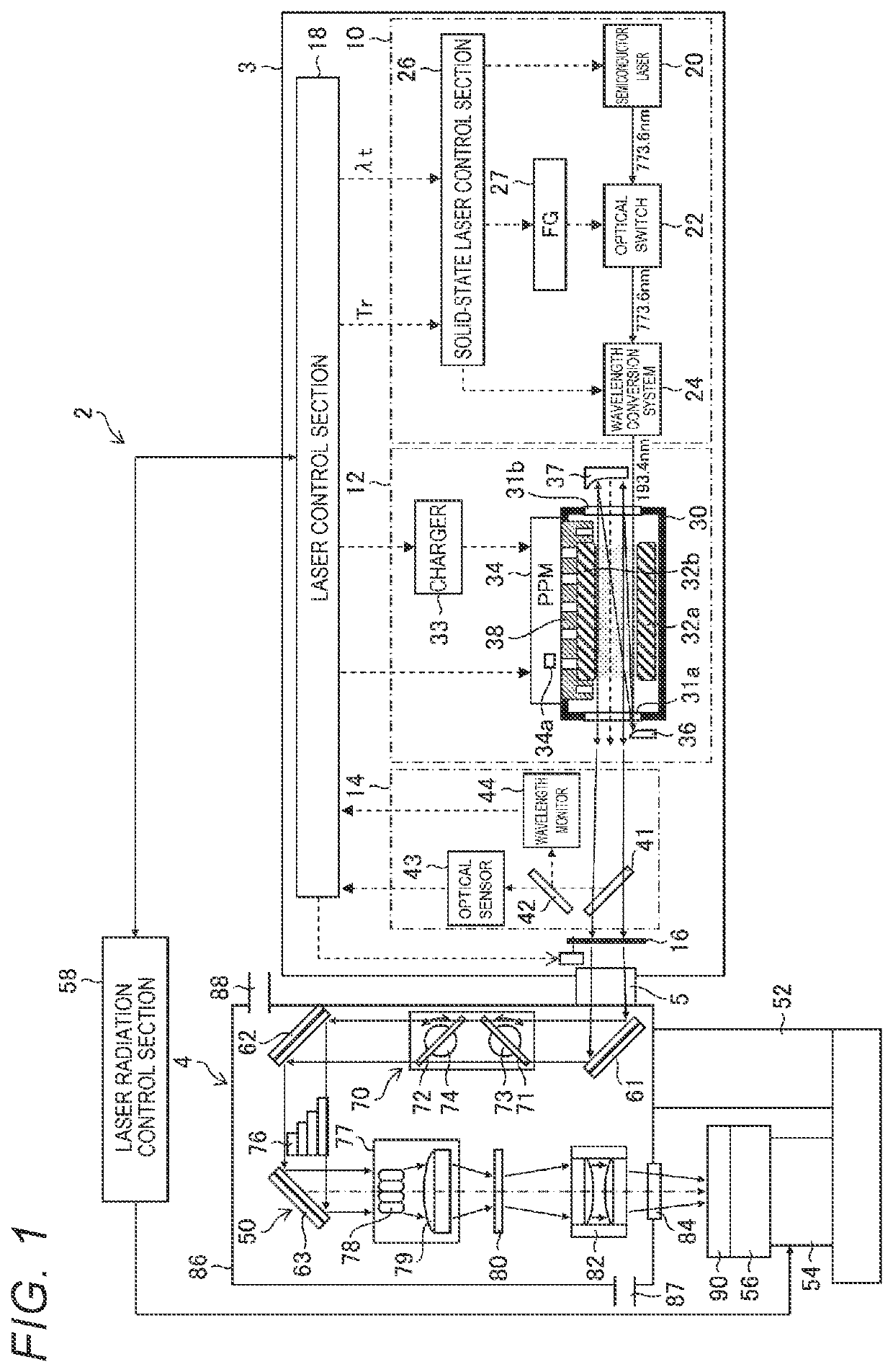 Laser apparatus, laser processing system, and method for manufacturing electronic device