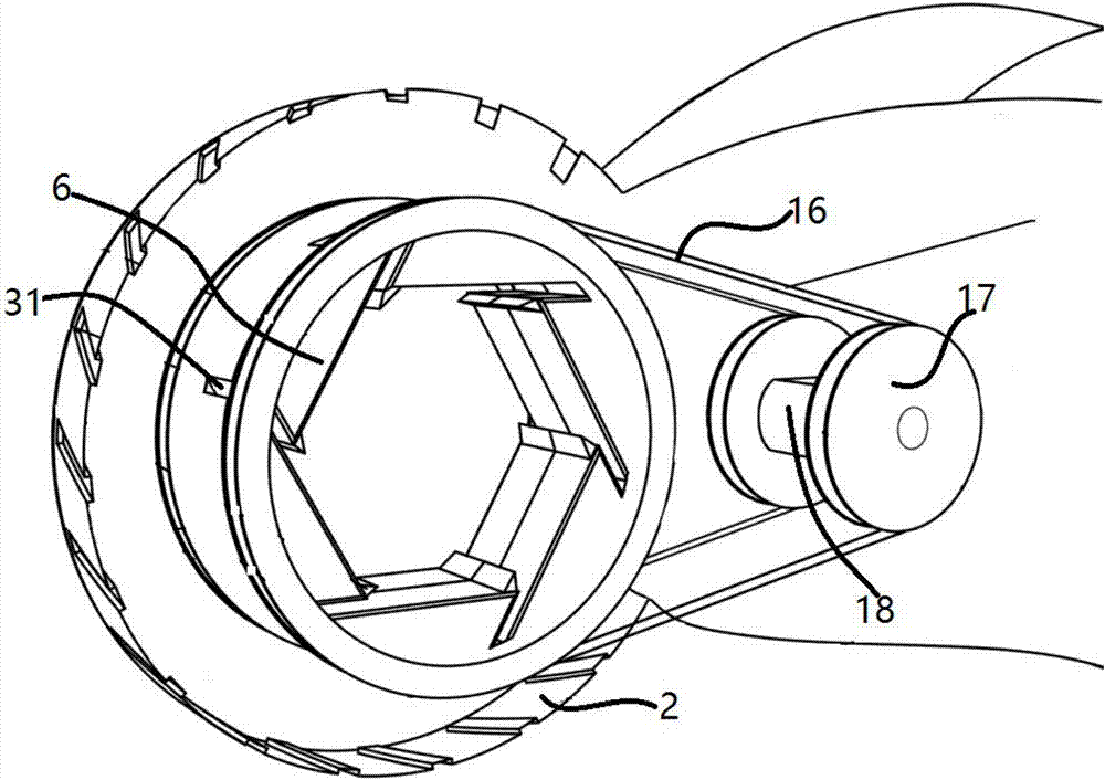 Novel electric tool for removing residual cement on scaffold steel pipe