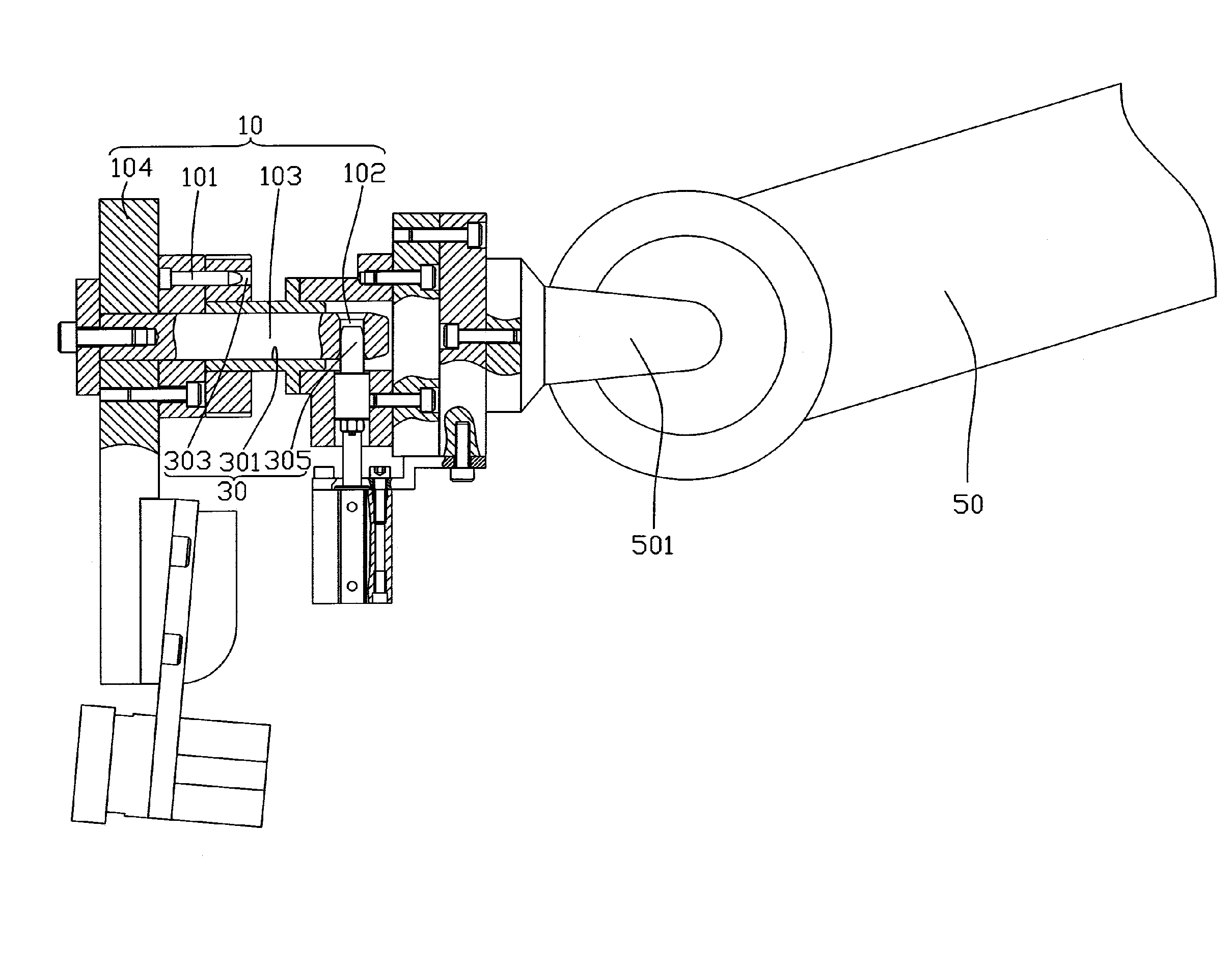 Automatic clamp changing apparatus