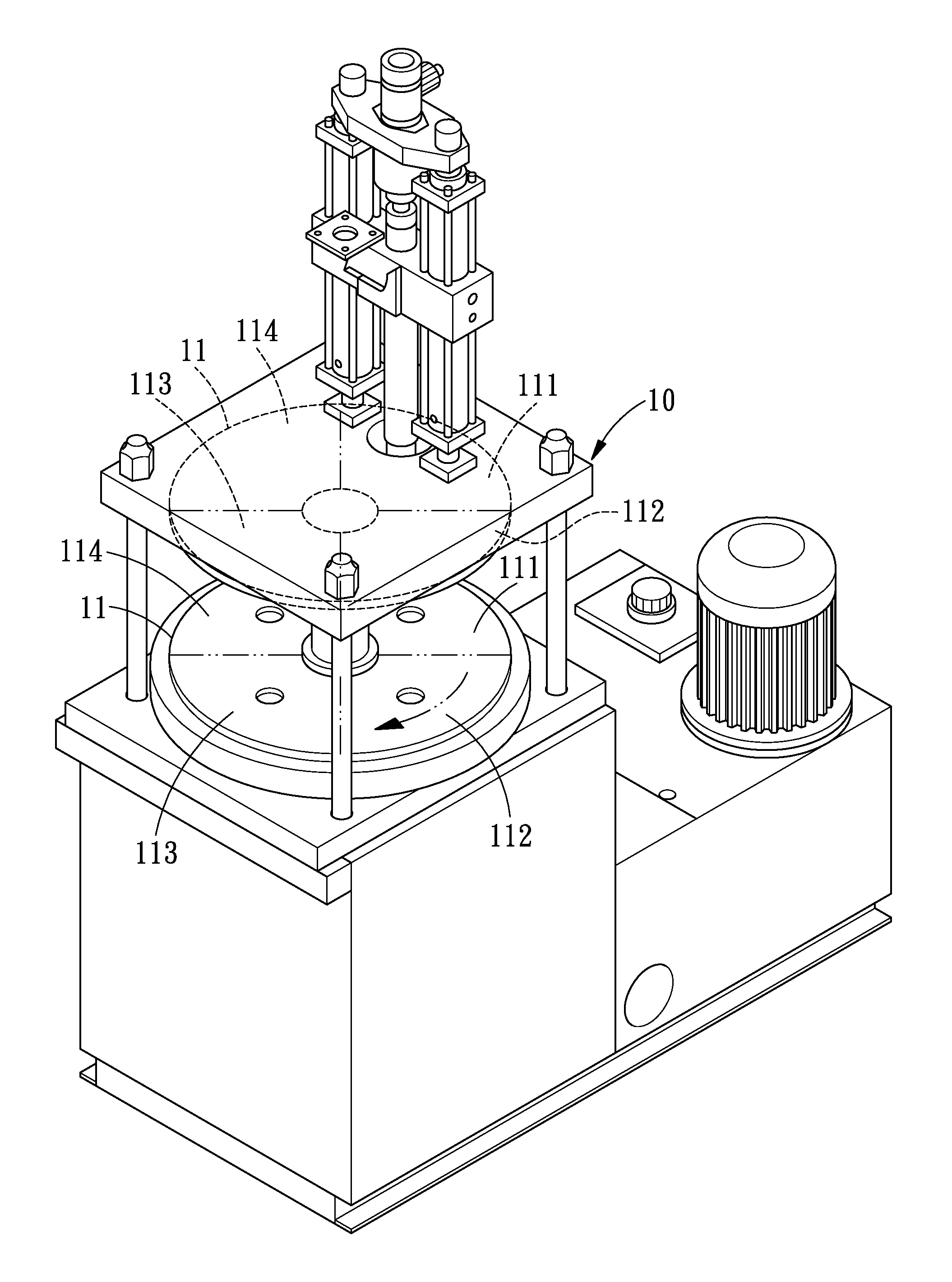 Processing method for in-mold coating integrative system