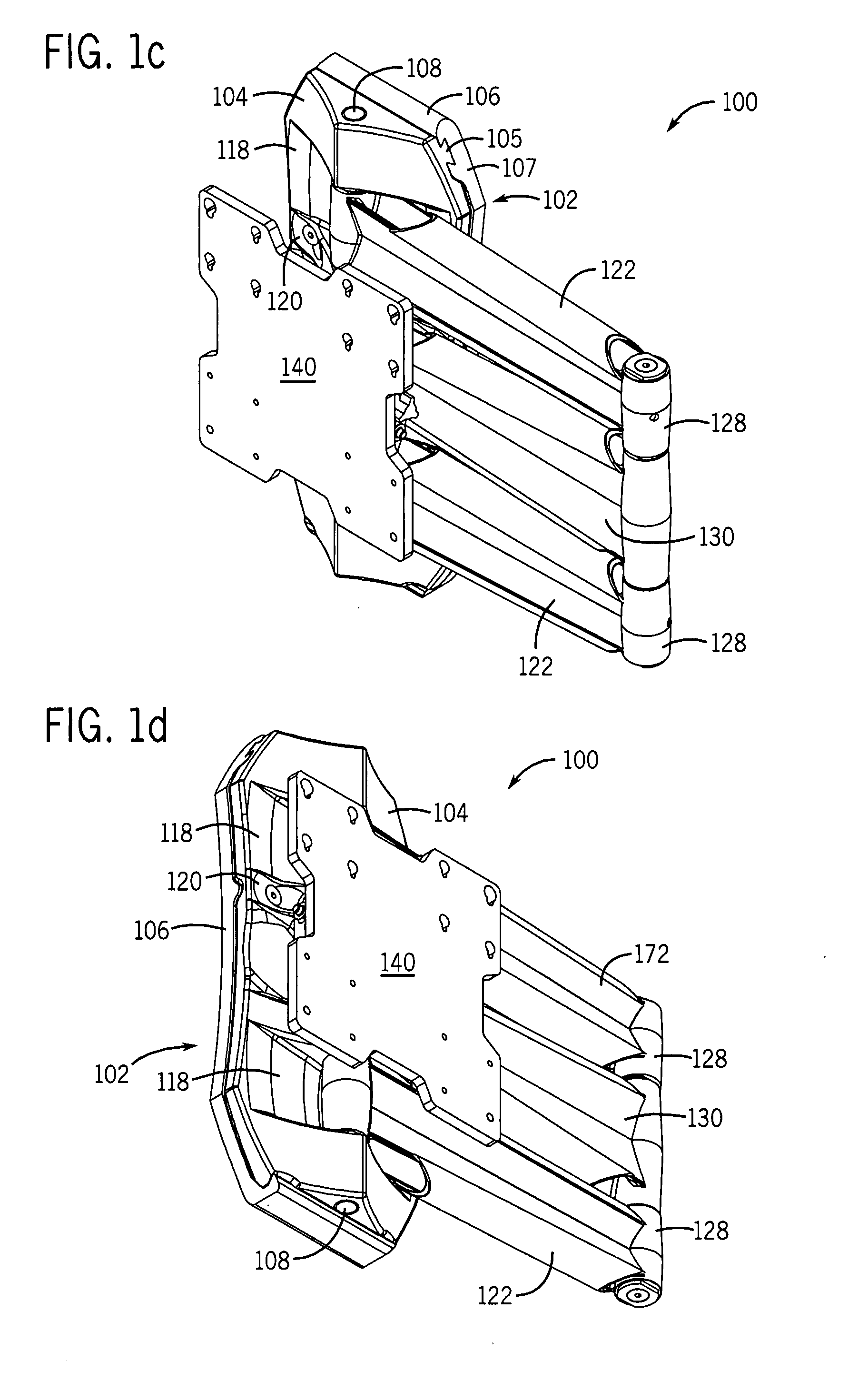 Mounting system with adjustable moving capabilities
