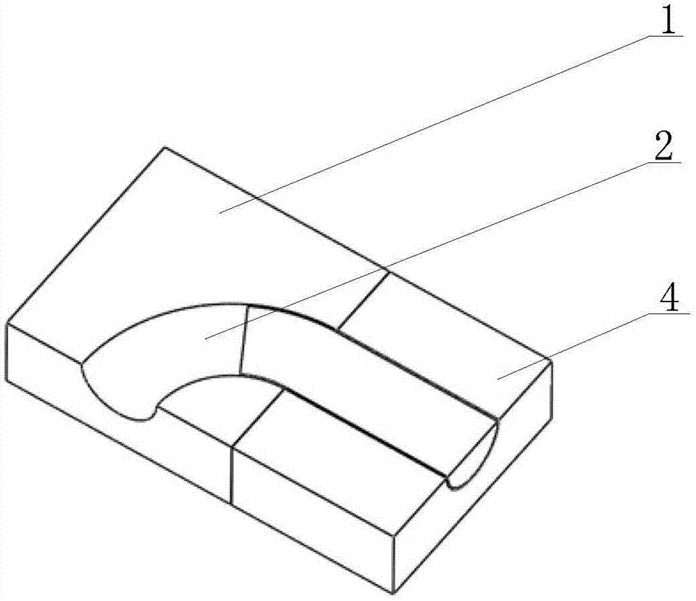 Bend forming die and forming method