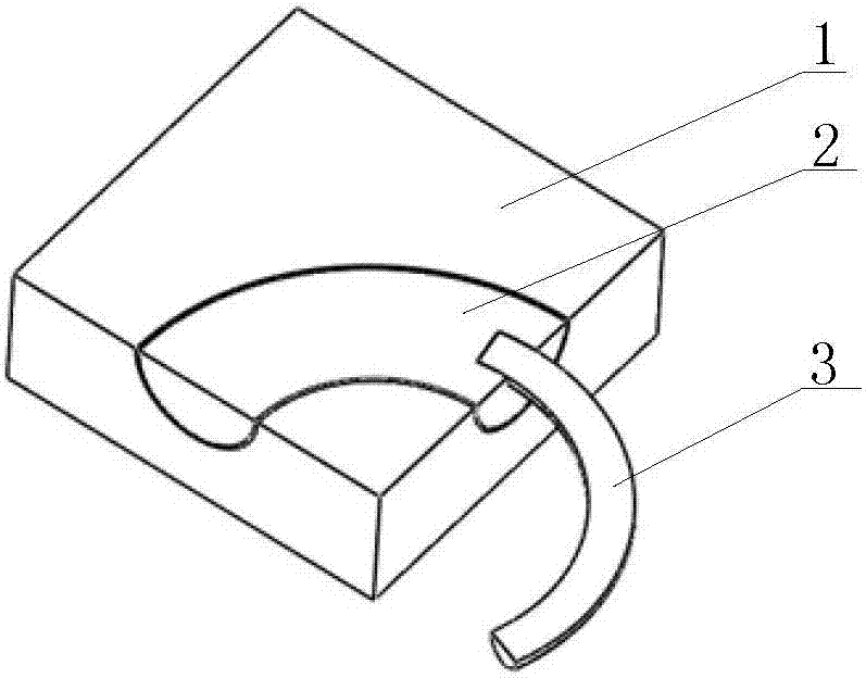 Bend forming die and forming method