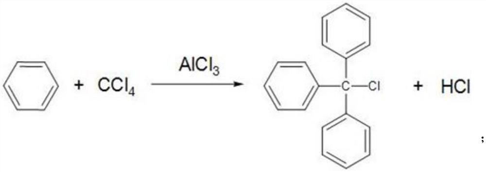 Process for preparing triphenylchloromethane