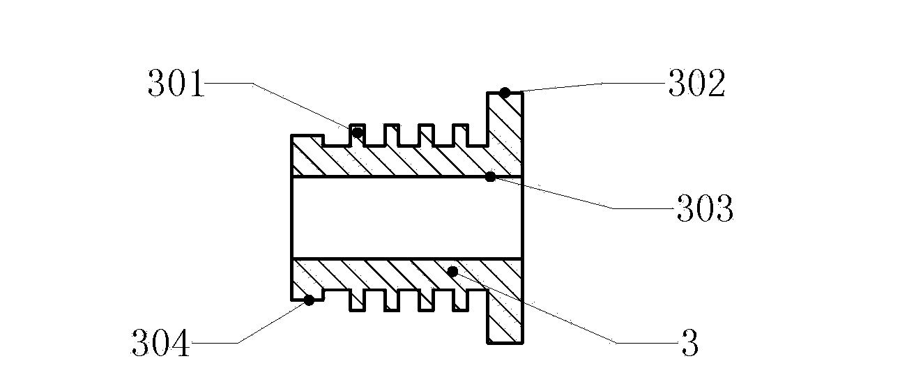 Revolved body cathode with cooling rib rings