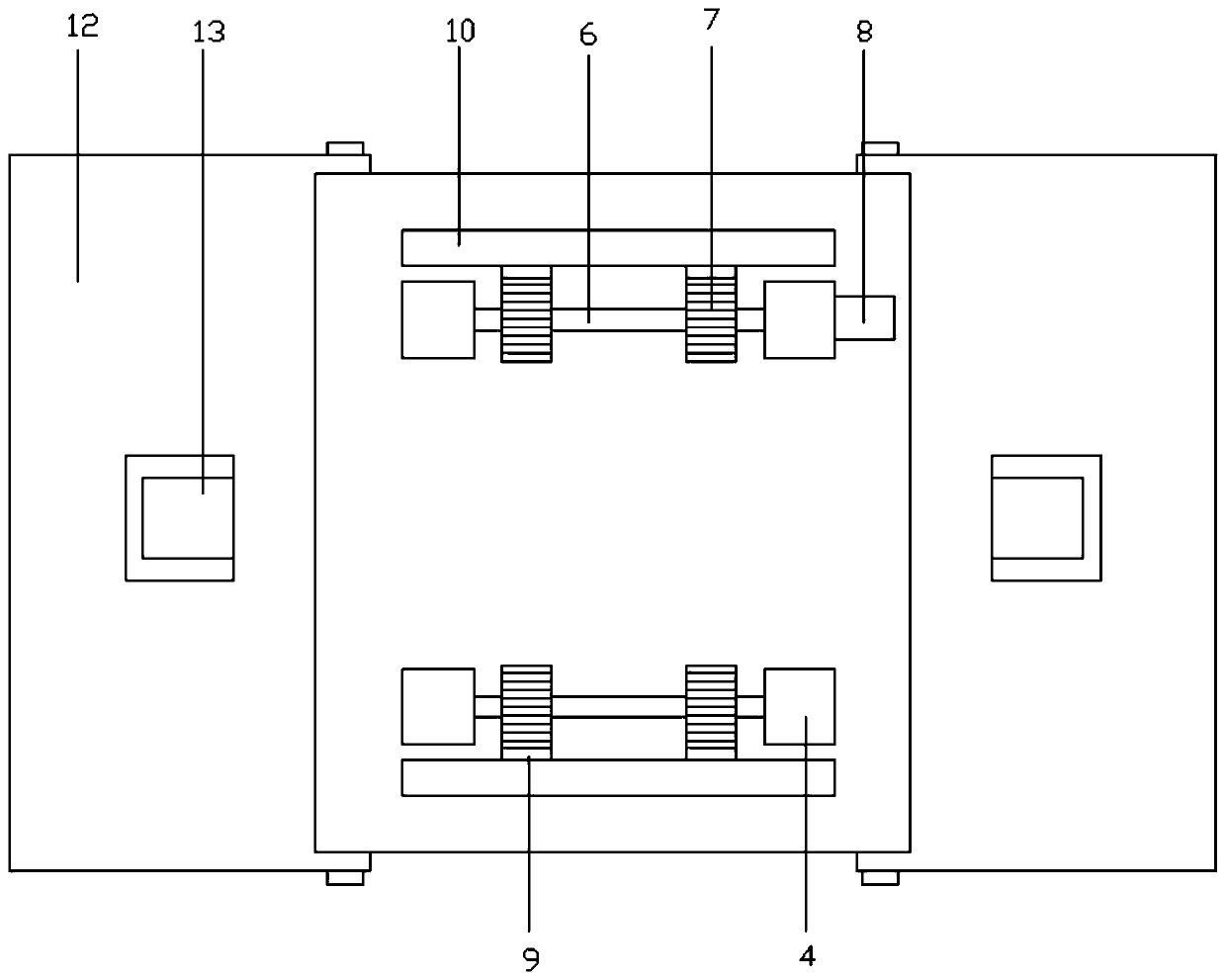 Bending device for processing electric appliance accessories