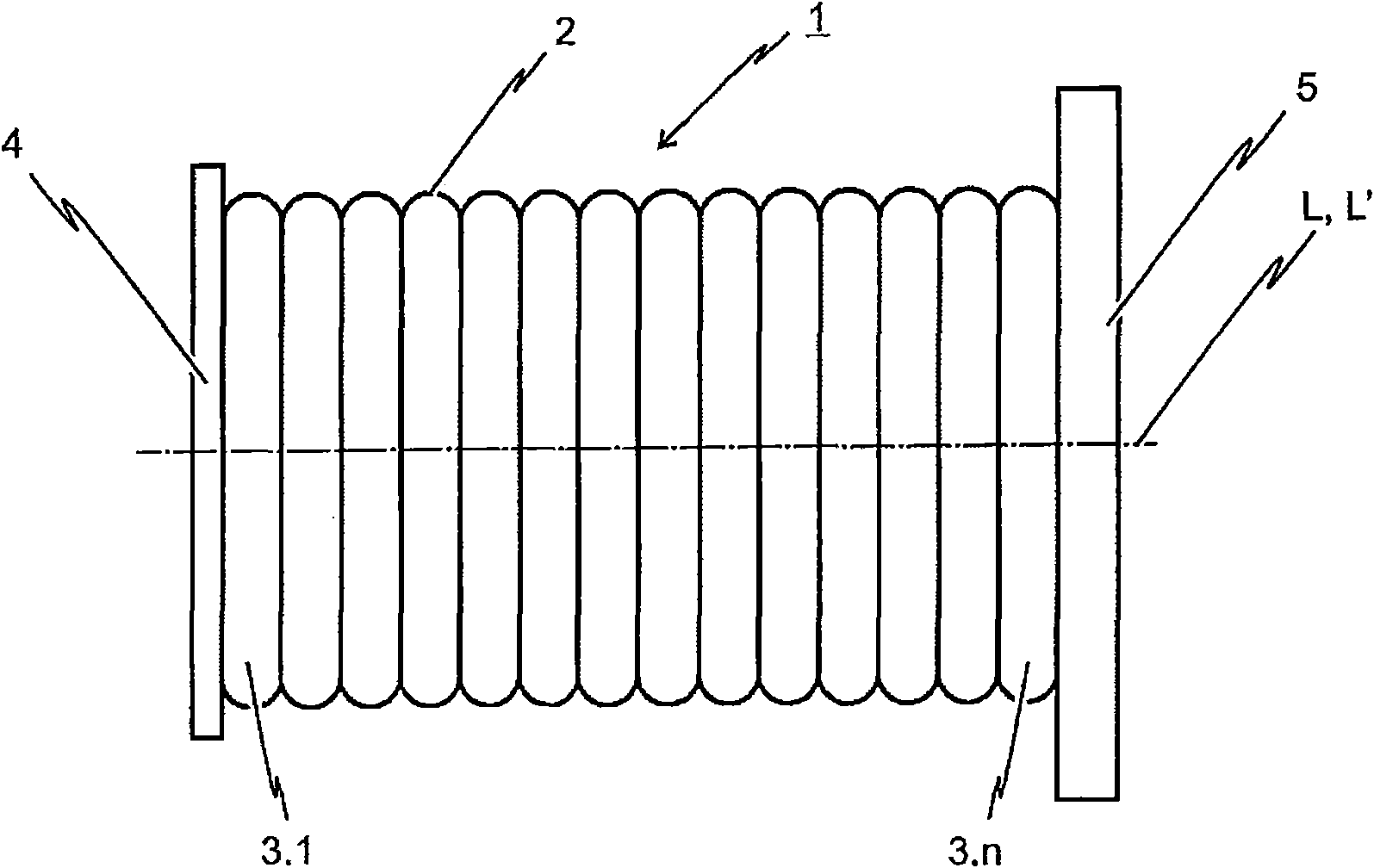 Energy-dissipating element and impact protection with an energy-dissipating element