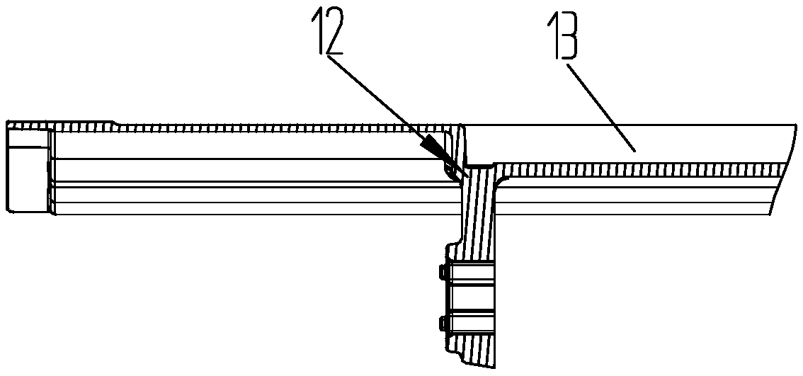 Air deflector structure and air conditioner