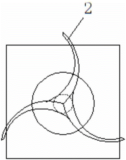 Vertical-axis wind generating set