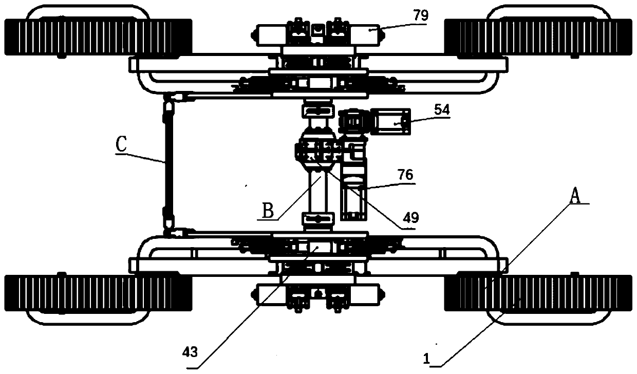 An improved structure of walking system of walking compound mobile robot