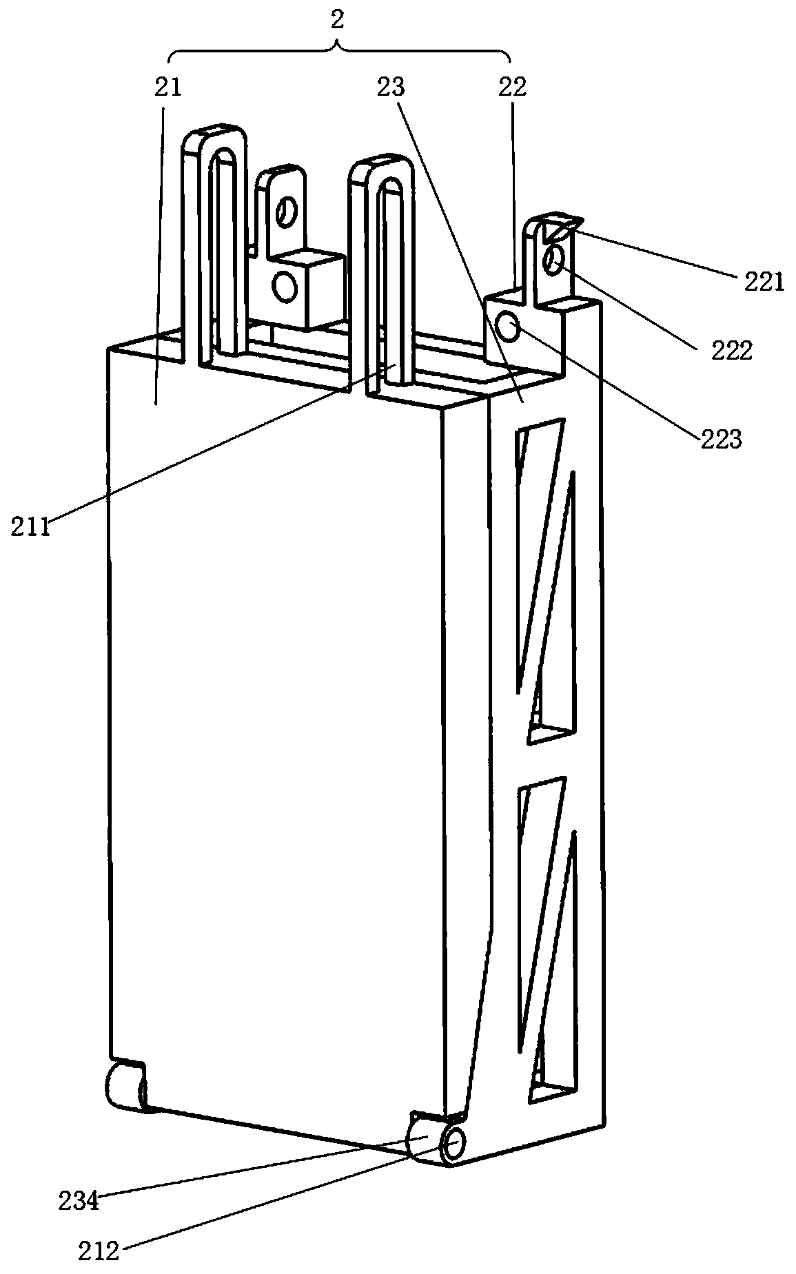 A push-and-shake combined wave generator