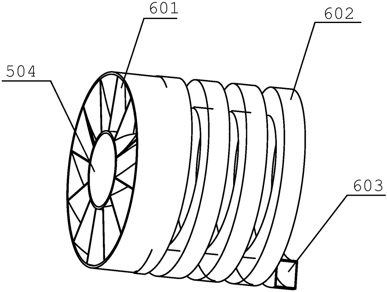 Self-heat supply two-section chemical activation furnace