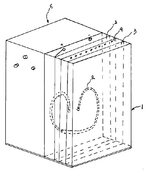 Running water paint-removing method and its water paint-removing machine