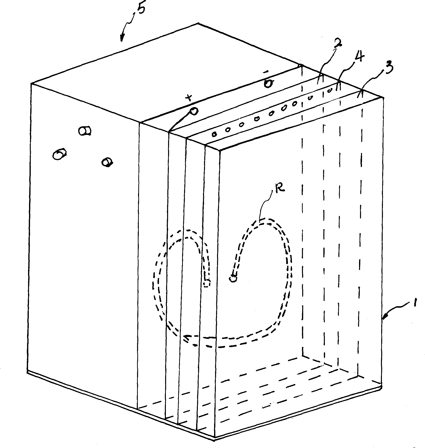 Running water paint-removing method and its water paint-removing machine