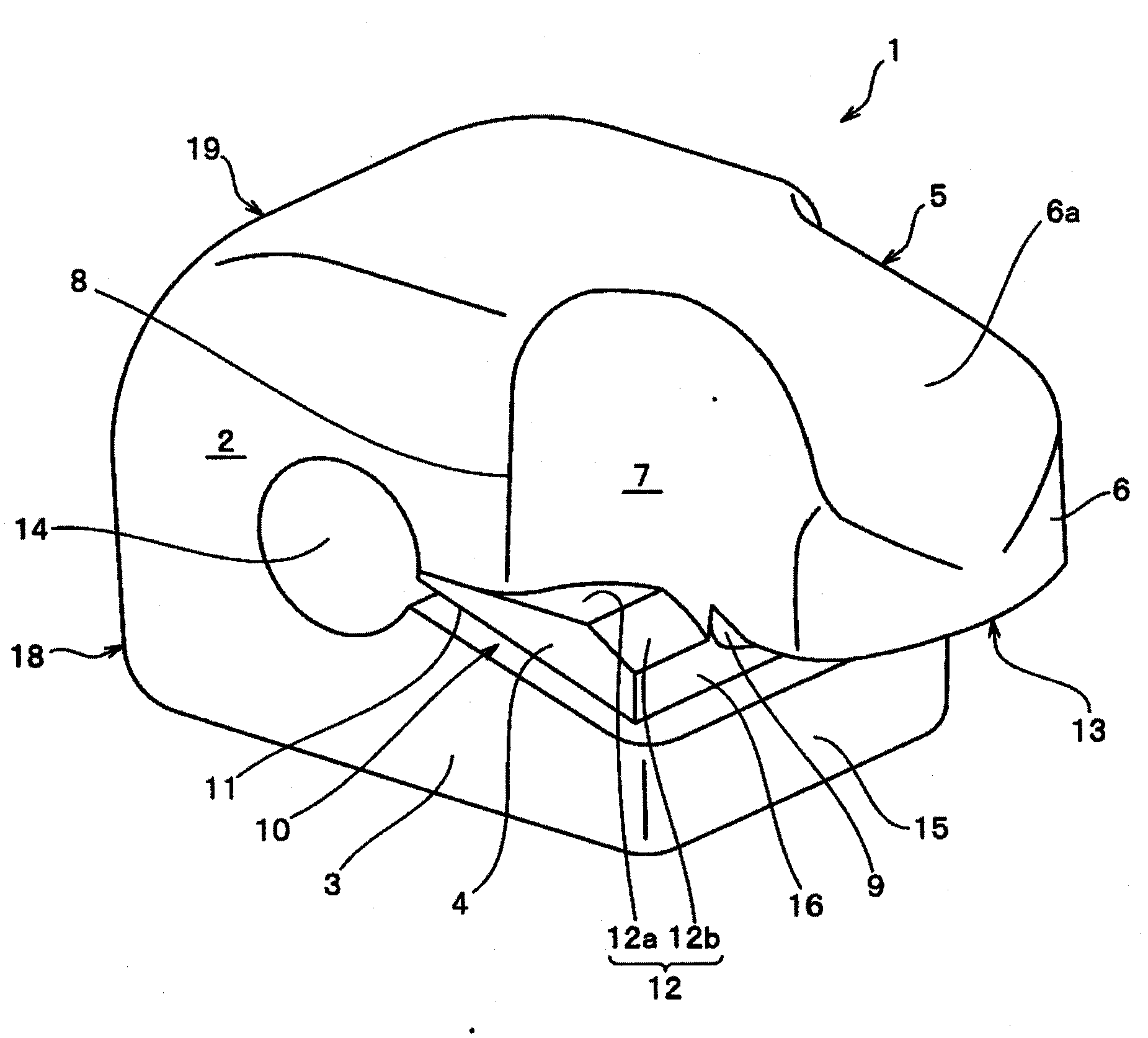 Fastener element for concealed slide fasteners