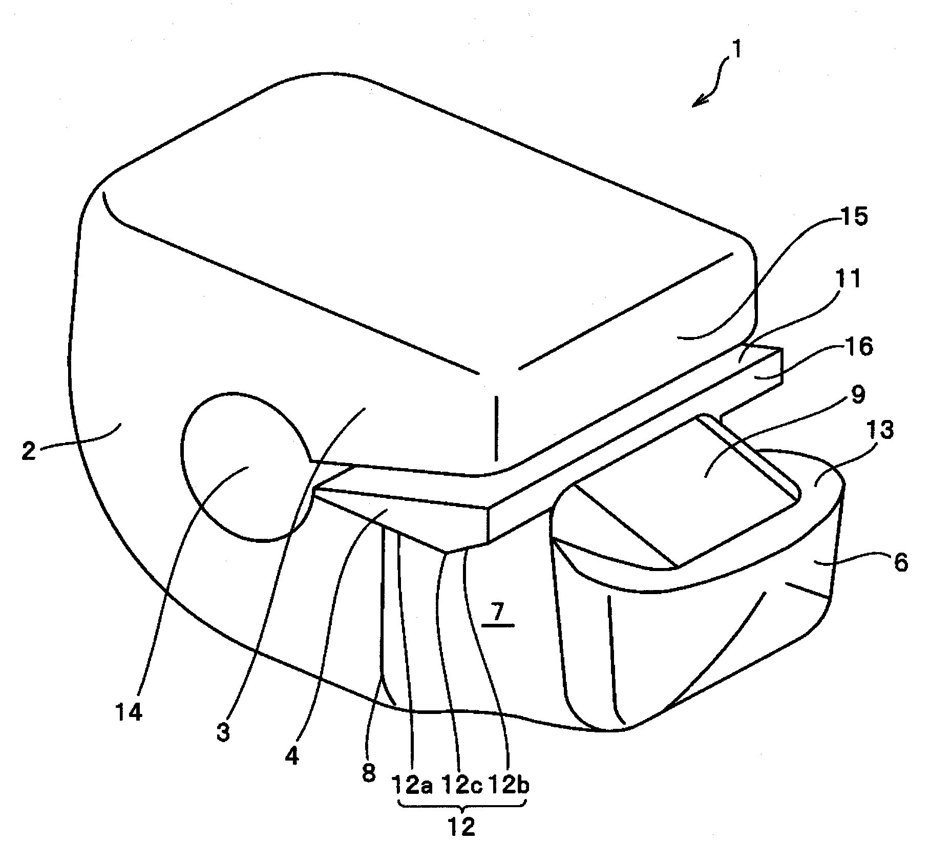 Fastener element for concealed slide fasteners