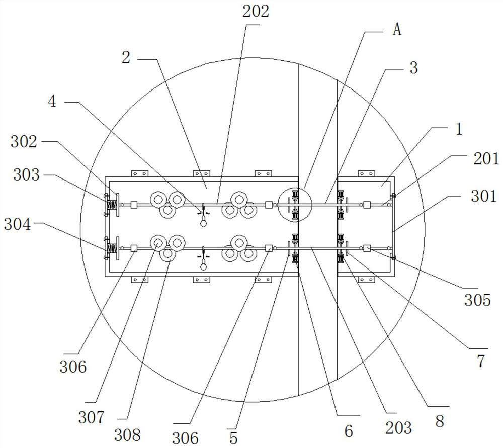 An immersed tube tunnel construction displacement monitoring device and monitoring method thereof