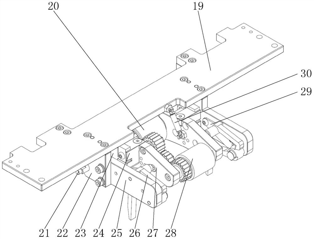 Paper separating mechanism for printer