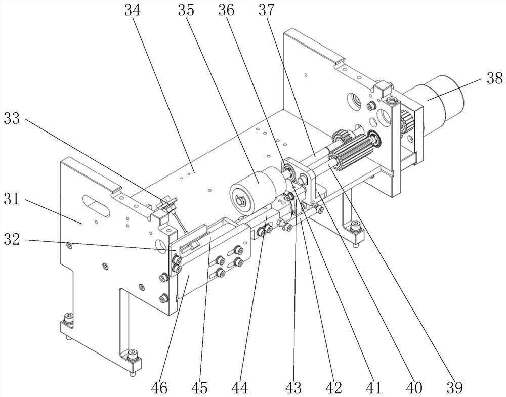 Paper separating mechanism for printer