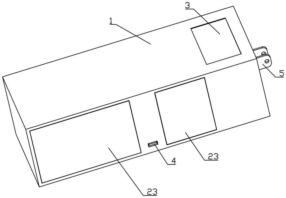 Lithium battery safety monitoring device and system thereof