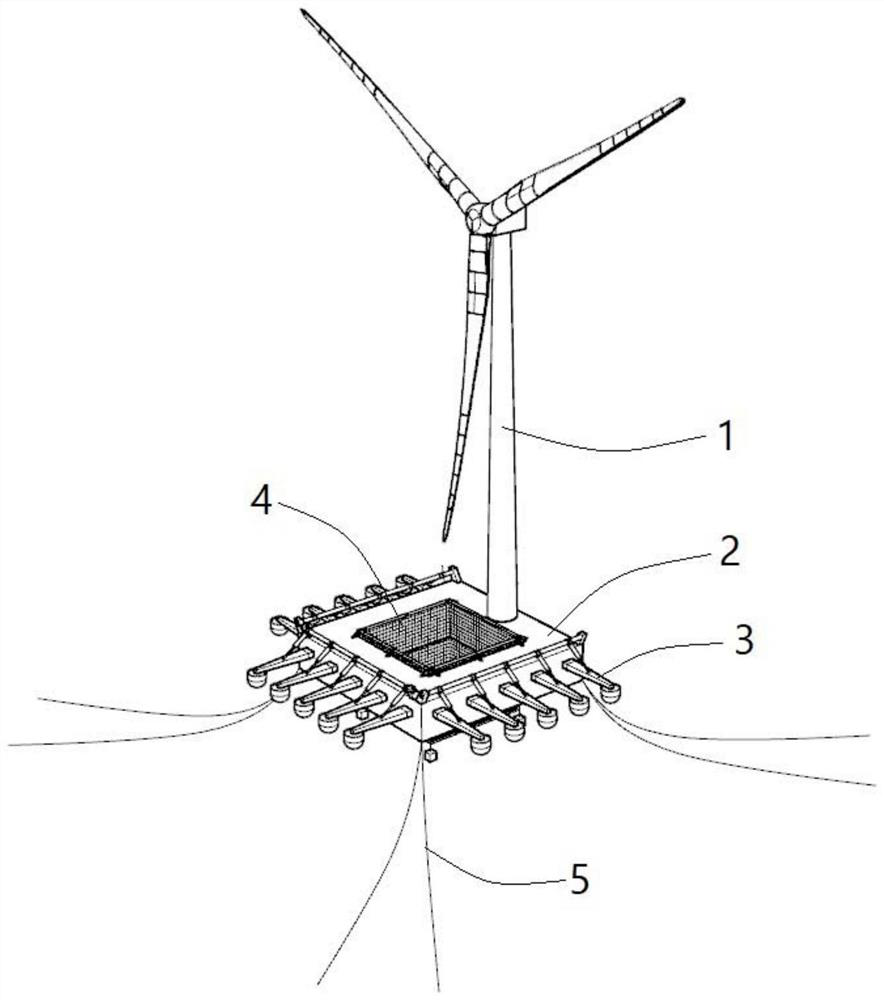 Offshore multi-energy integrated device