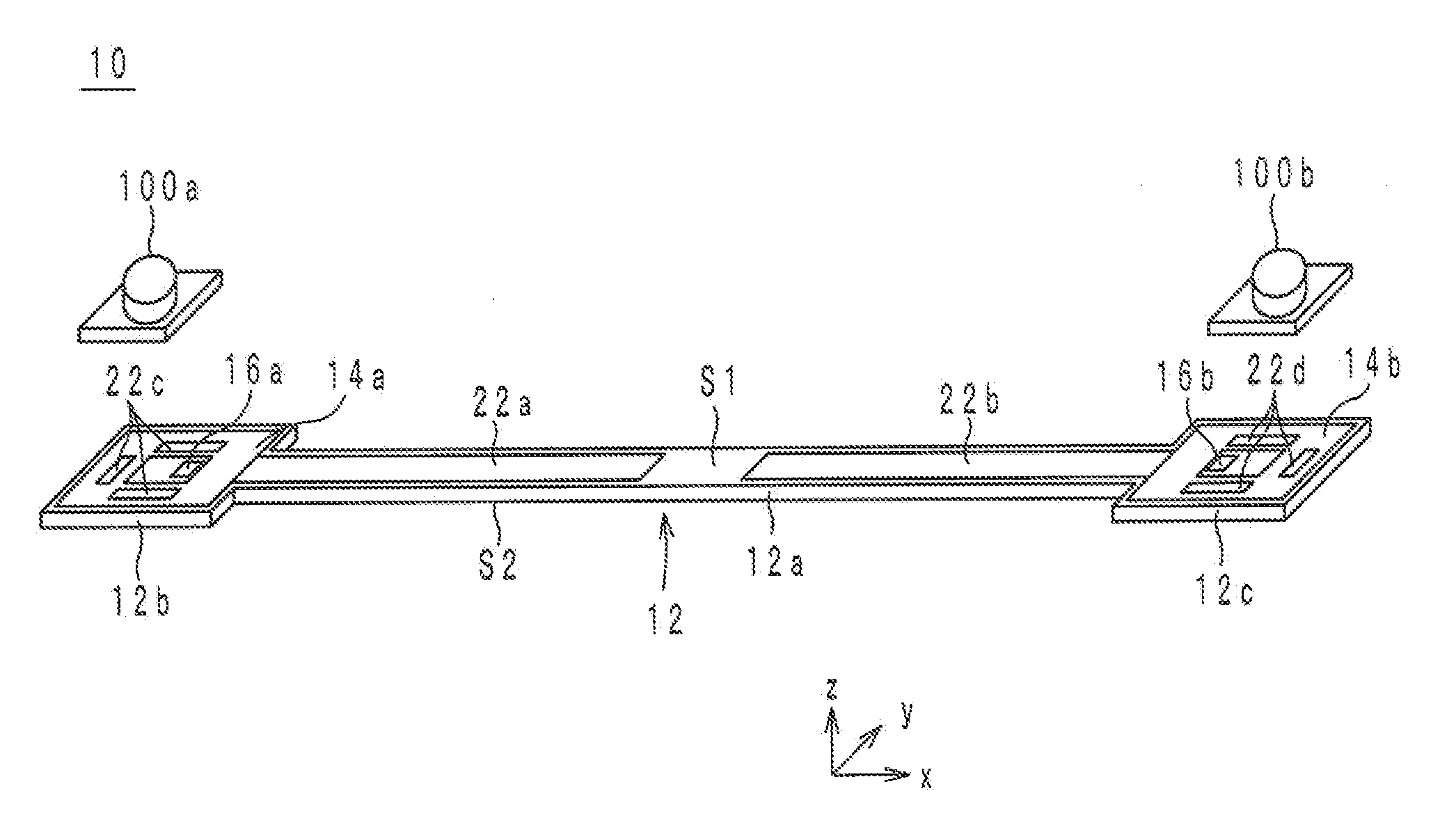 High-frequency signal line and electronic device including the same
