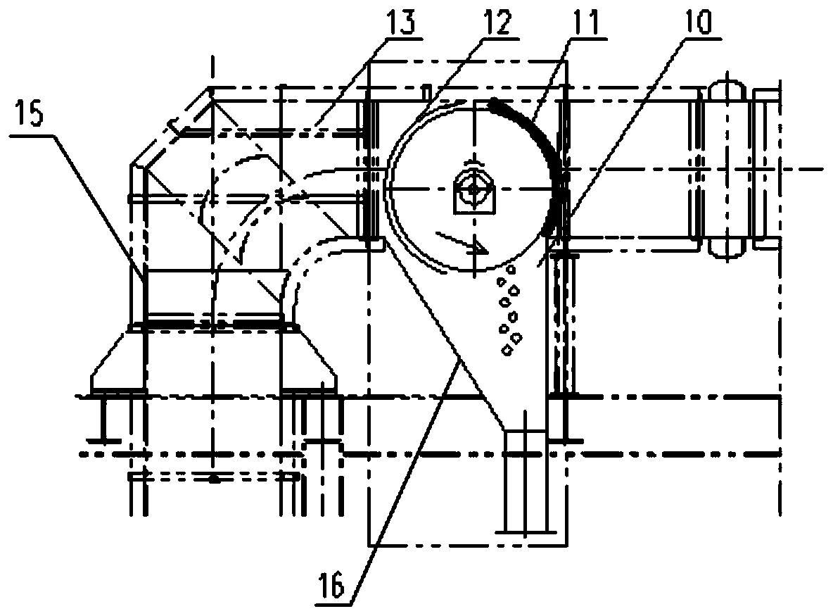 An agricultural and forestry waste power plant denitrification flue gas pretreatment device