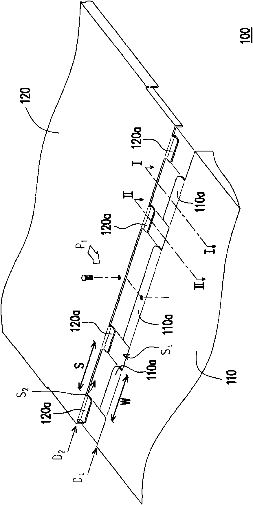 Staggered embedded housing case