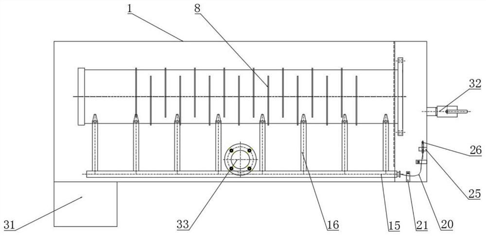 A cooler inner core cleaner