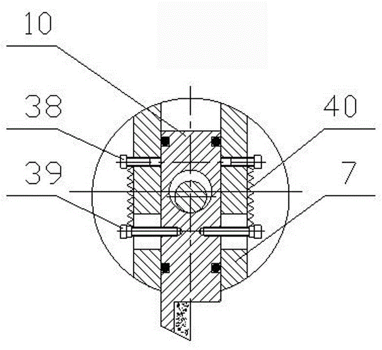 Deep hole machine tool suitable for tapered deep hole boring