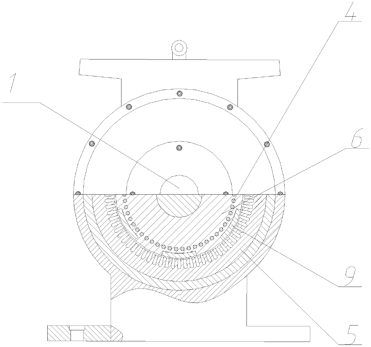 Permanent magnet synchronous motor for guide bar-salient pole hybrid elevator