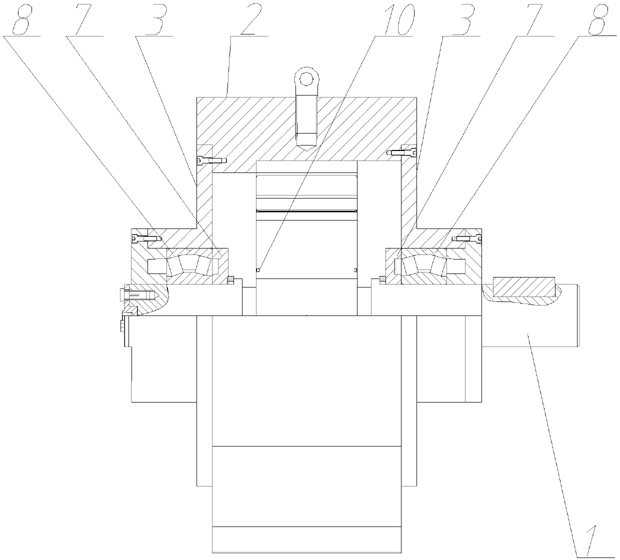 Permanent magnet synchronous motor for guide bar-salient pole hybrid elevator